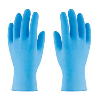 Caja de 100 guantes des. nitrilo libre de polvo azul T. 7 foto del producto Vista Principal L