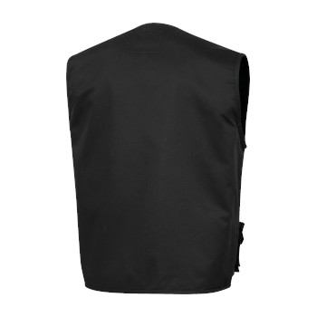 Chaleco de trabajo GRIS OSC. - NEGRO T.XXL foto del producto Vista 2 L