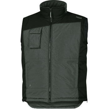 Chaleco acolchado gris-negro T. L foto del producto Vista 2 L