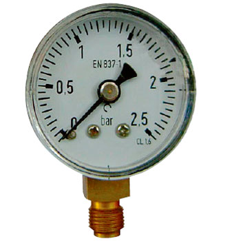 Manómetro standard posterior Ø52 0-25 foto del producto Vista Principal L