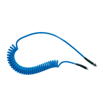 Tubo espiral poliuretano Azul 6m foto del producto