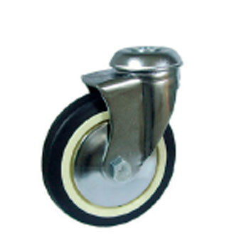 Rueda goma negra Ø60mm foto del producto Vista Principal L