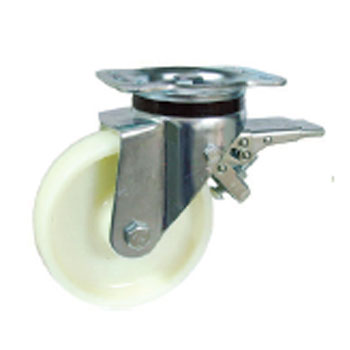 Rueda de nylon giratoria 200 mm foto del producto Vista Principal L