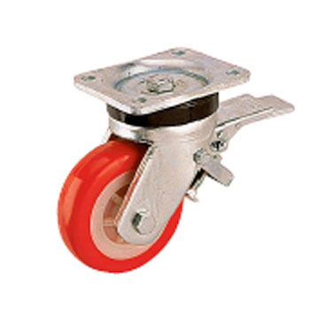 Rueda poliuretano fija Ø130mm foto del producto Vista Principal L