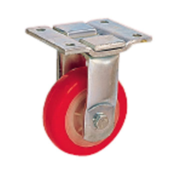 Rueda poliuretano giratoria con freno Ø130mm foto del producto Vista Principal L