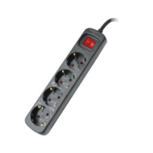 REGLETA ELECTRICA CON INTERRUPTOR 4 TOMAS foto del producto Vista Principal L