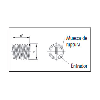 Insertos estándar M2X0.4-3.0 foto del producto Vista Principal L