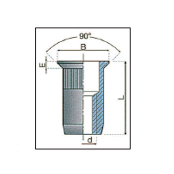 Cuerpo cil&iacute;nd. INOX moleteado c/fresada M4X2.0-3.0 foto del producto Vista Principal L