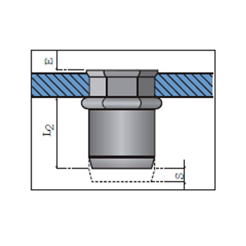 Cuerpo hexa.  INOX c/reducida M4 foto del producto Vista 2 L