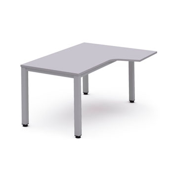 MESA DE OFICINA EXECUTIVE FORMA L DCHA. 160X120 ALUM-GRIS foto del producto Vista Principal L