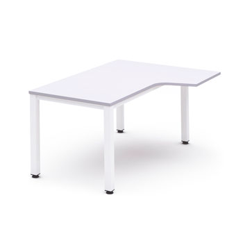 MESA DE OFICINA EXECUTIVE FORMA L DCHA. 160X120 BLANCO-BLANCO foto del producto Vista Principal L