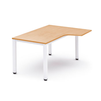 MESA DE OFICINA EXECUTIVE FORMA L DCHA. 180X120 BLANCO-HAYA foto del producto Vista Principal L