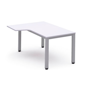 MESA DE OFICINA EXECUTIVE FORMA L IZDA. 180X120 ALUM-BLANCO foto del producto Vista Principal L