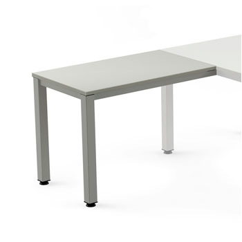 ALA AUXILIAR PARA MESA EXECUTIVE 100X60 ALUM-GRIS foto del producto Vista Principal L