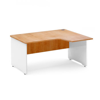 MESA WORK FORMA L DCHA. 160X120 BLANCO-ROBLE foto del producto Vista Principal L