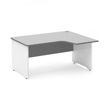 MESA WORK FORMA L DCHA. 180X120 BLANCO-GRIS foto del producto Vista Principal L