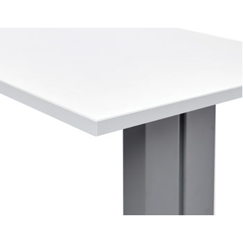 MESA METALICA FOLMA L DERECHA 160X120 ALUM-ROBLE foto del producto Vista Principal L