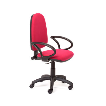 SILLA DE OFICINA + JUEGO DE BRAZOS GRANATE foto del producto Vista Principal L