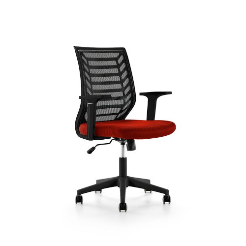 Silla oficina basculante Roja foto del producto Vista Principal L