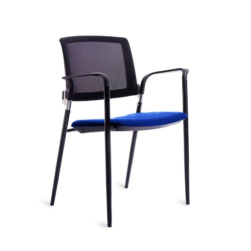 Silla oficina confidente Azul foto del producto Vista Principal L