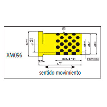 Casquillo con grafito 311  14X17 foto del producto Vista Principal L