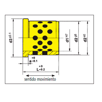 Casquillo con grafito 401  20X26 foto del producto Vista Principal L