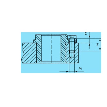 Tornillo para brida de sujeción 1  -6 x 1 foto del producto Vista Principal L