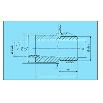 Casquillo CV para jaula bolas normal 50x21 mm foto del producto Vista 2 L