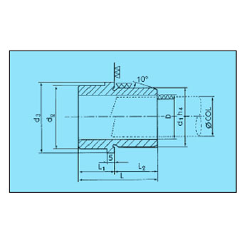 Casquillo CV para jaula bolas corta 21x31 mm foto del producto Vista 2 L