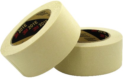 3M™ Cinta de Enmascarado 201E, Beige, 18 mm x 50 m foto del producto