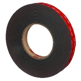 3M VHB Cinta Espuma Acrílica 5952F Negro 19mmx 33 m 1.1 mm foto del producto