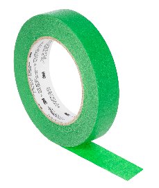 3M Cinta Enmascarado Res. Rad.UV 2814 Verde 24mmx50m, 0.12mm foto del producto