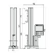 Micrómetro alturas LH-600F "LINEAR HEIGHT" 518-360-13 foto del producto Vista 2 S