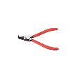 Alicate p/arandelas exteriores curvo 5" &Oslash;1,3mm foto del producto Vista Principal S