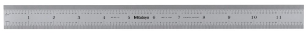 Steel Rule 300mm/12", Metric/Inch foto del producto Vista Principal S