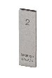 Gauge Block, Metric, Inspection Cert. ISO, Grade 1, Steel, 0,19mm foto del producto Vista Principal S