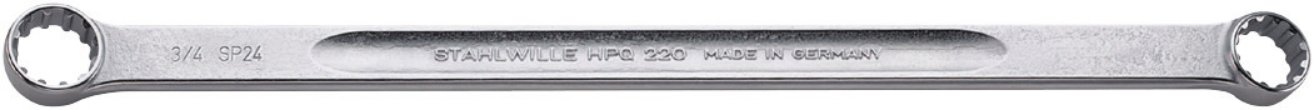Llave est. boca dob. Spline 11/16x3/4 L.365mm 220aSP 22 x 24 foto del producto Vista Principal S